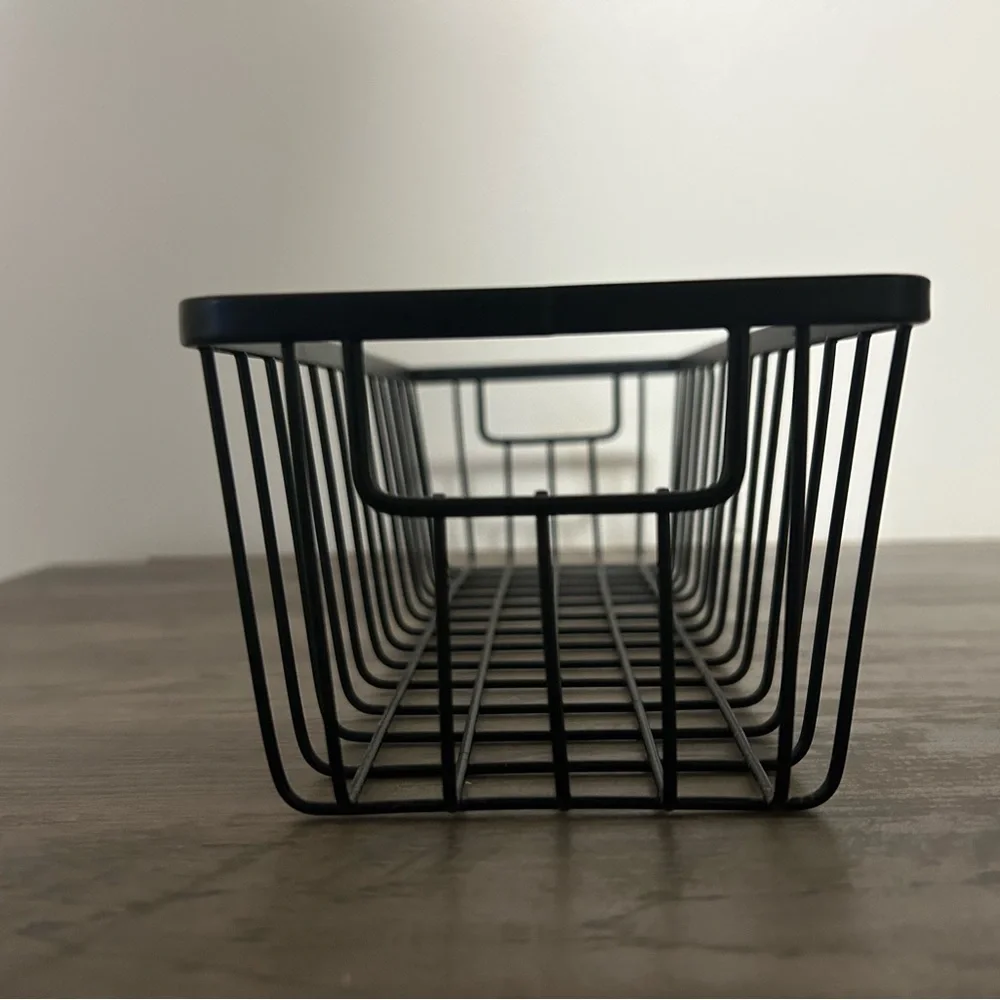 Black Wire Storage Basket